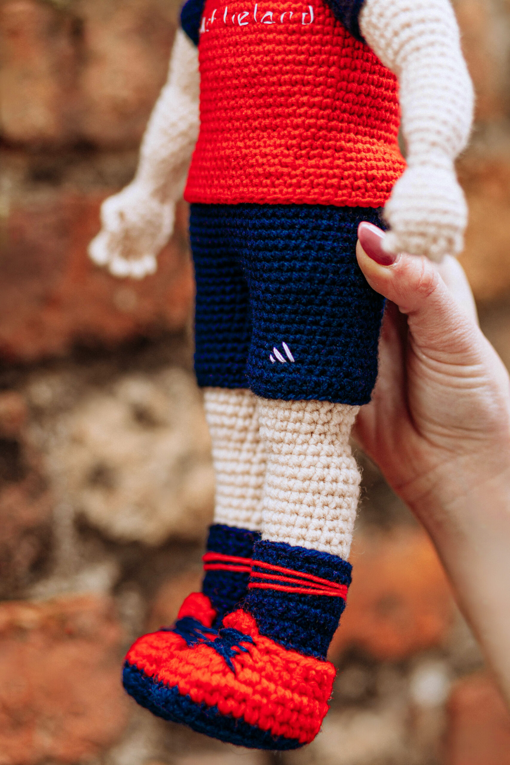 Munster Rugby Fan`s Knitted Deer Toy - Image 3