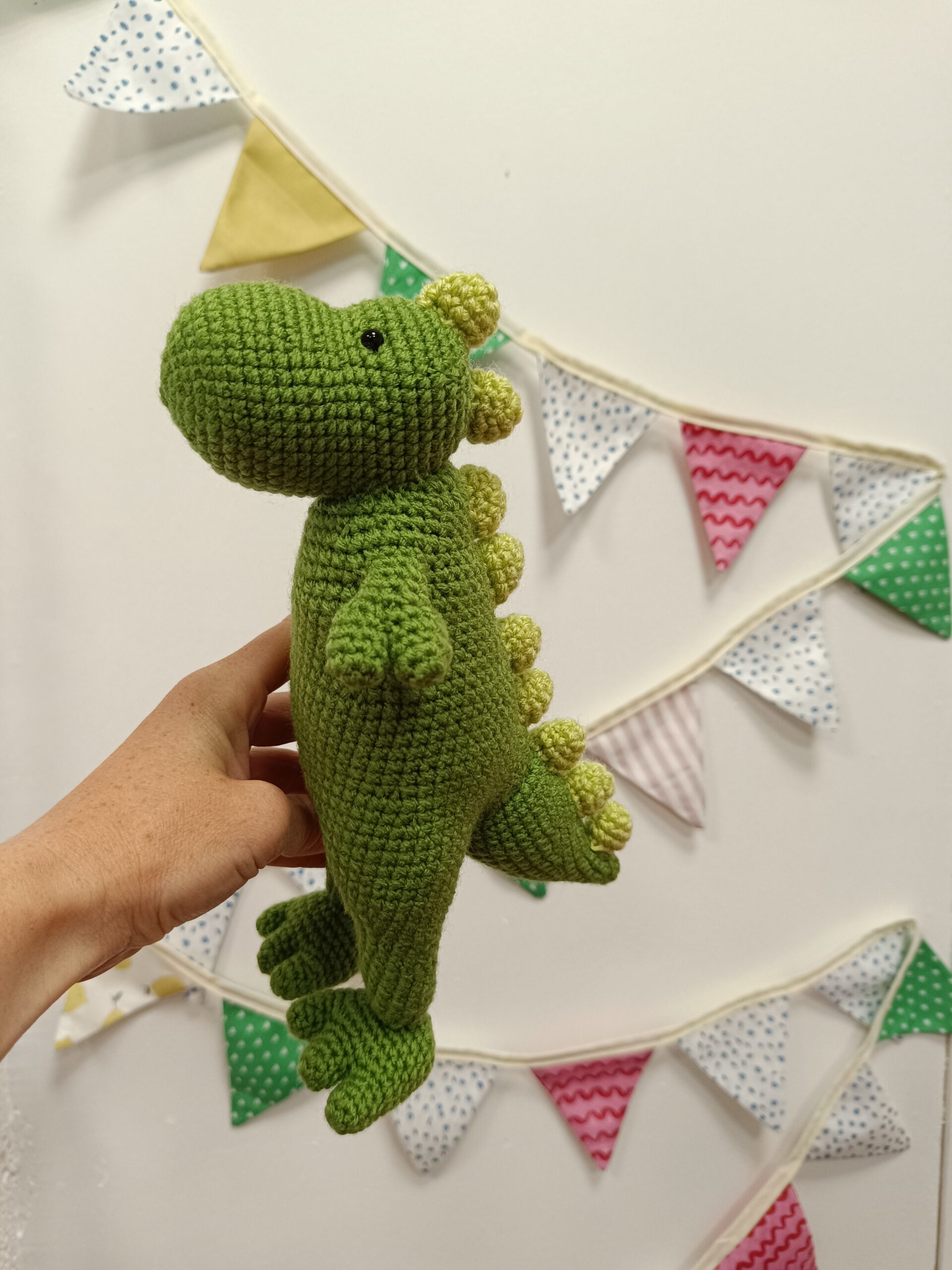Handmade Crochet Dinosaur - Image 3