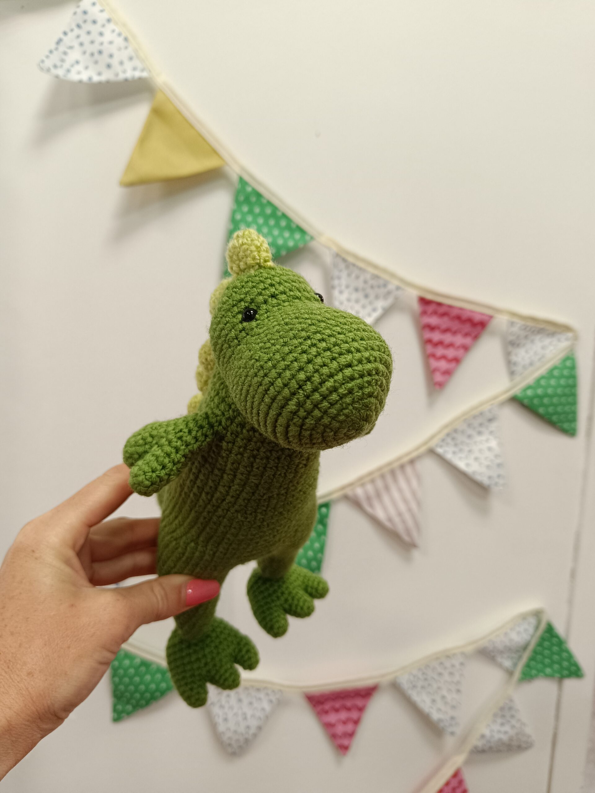 Handmade Crochet Dinosaur - Image 2