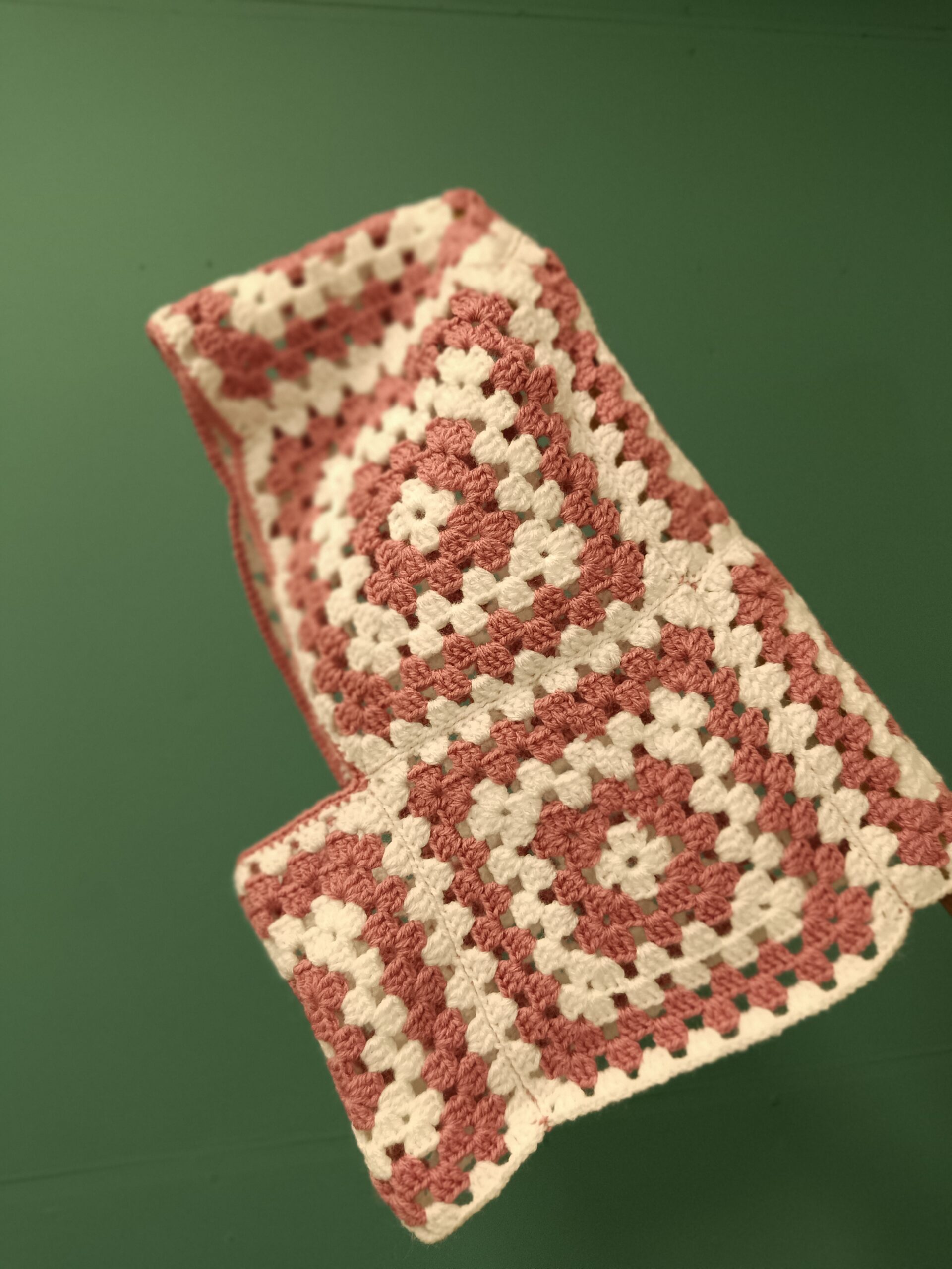 Hand-Crocheted Two-Tone Balaclava Hood - Image 4